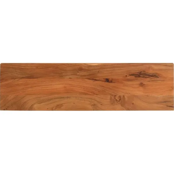vidaXL bordplade 110x40x2,5 cm rektangulær i massivt akacietræ