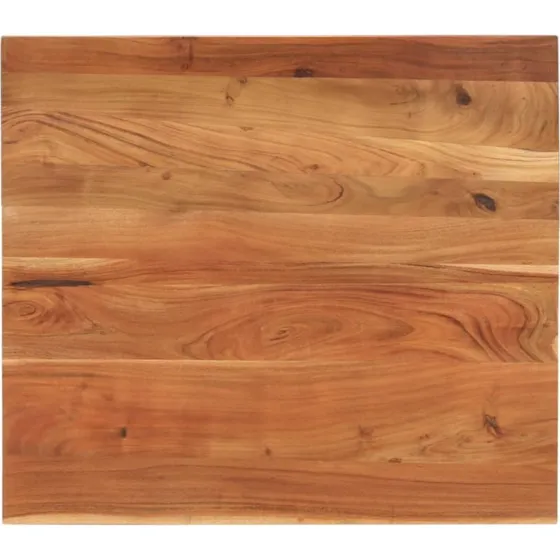 vidaXL bordplade rektangulær i massivt akacietræ 90x80x3,8 cm