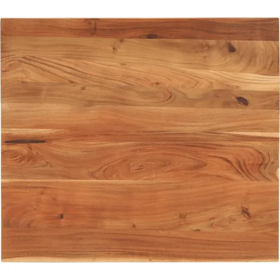 vidaXL Bordplade 100x80x3,8 cm rektangulær massiv akacietræ