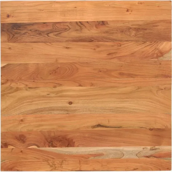 vidaXL bordplade 90x90x3,8 cm firkantet massivt akacietræ