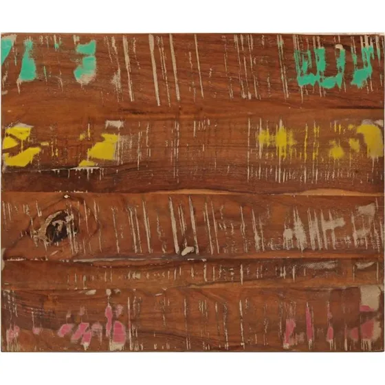 vidaXL bordplade 60x50x2,5 cm i massivt genbrugstræ