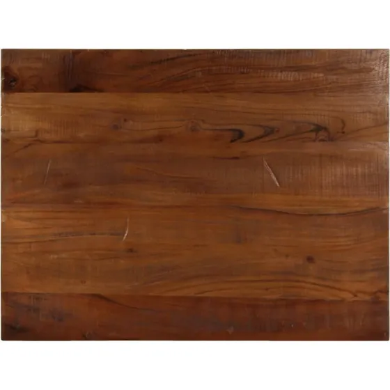 vidaXL bordplade 70x50x2,5 cm rektangulær massivt genbrugstræ