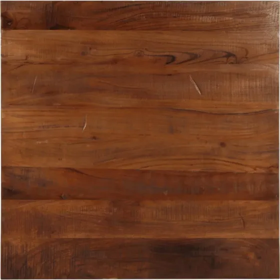 vidaXL bordplade 90x90x2,5 cm firkantet massivt genbrugstr