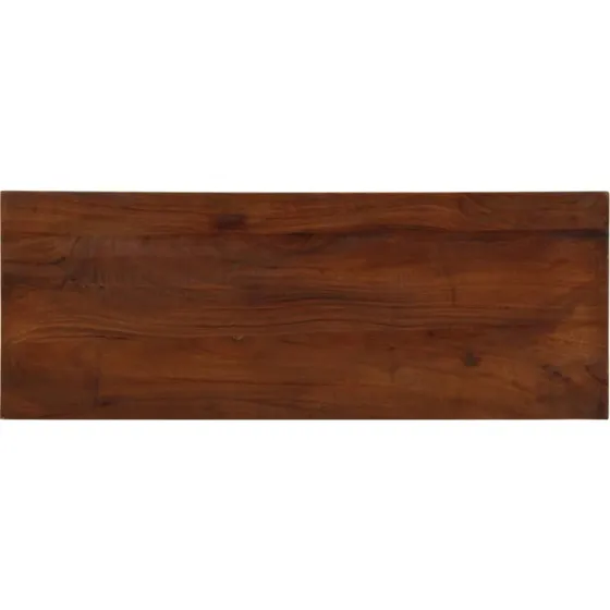 vidaXL bordplade 70x30x3,8 cm rektangulr massivt genbrugstr