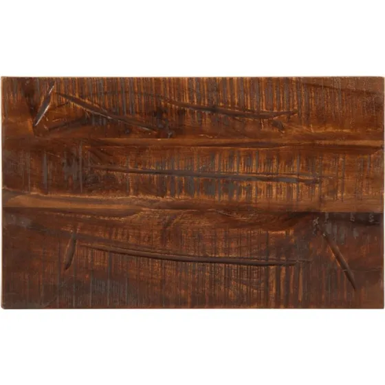 vidaXL bordplade 50x40x3,8 cm rektangulær i massivt genbrugstræ