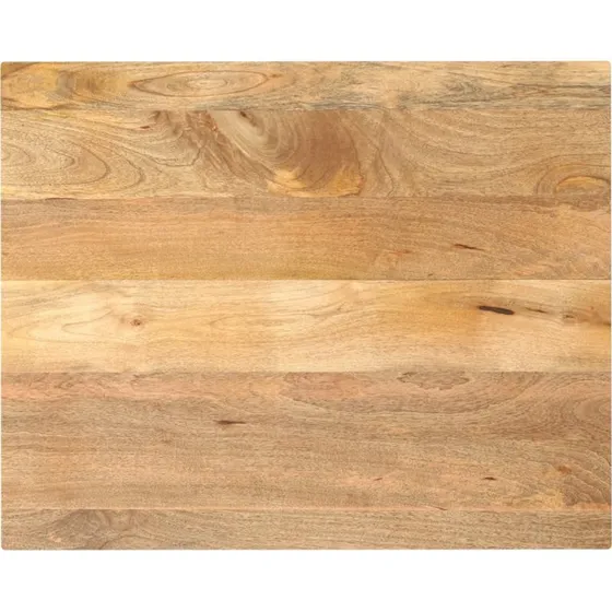 vidaXL bordplade rektangulr massivt mangotr 90x80x3,8 cm