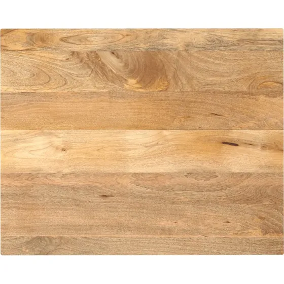 vidaXL bordplade 110x80x3,8 cm rektangulær massivt mangotræ