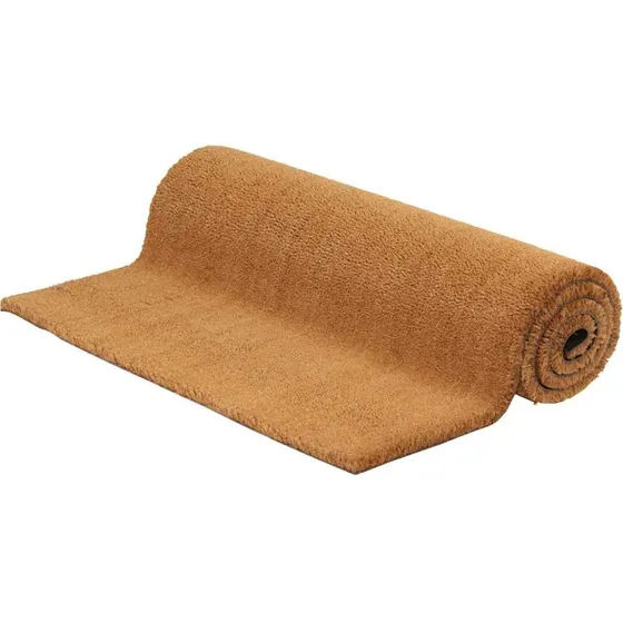 vidaXL dørmåtte 100x200 cm tuftet coir naturfarvet