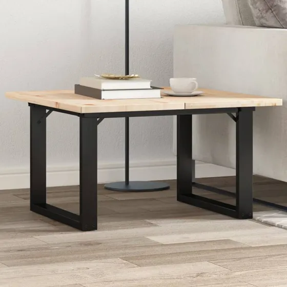 vidaXL bordben O-stel 60x50x38 cm pulverlakeret stål