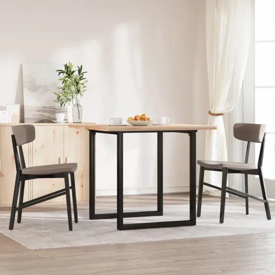 Bordben O-stel 60x60x73 cm – pulverlakeret stål
