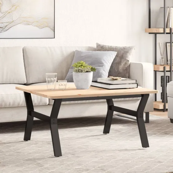 vidaXL bordben Y-stel til sofabord 80x70x43 cm, stål