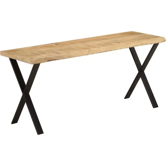 vidaXL bnk 105 cm i massivt mangotr med naturlig kant