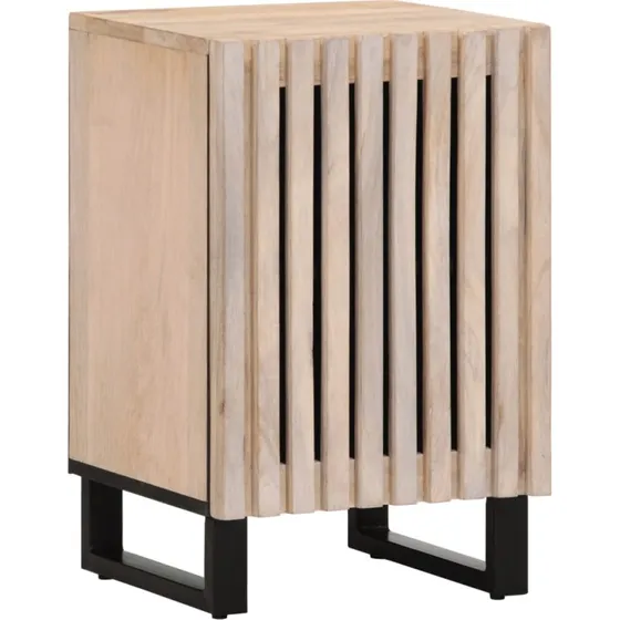 vidaXL badevrelsesskab 38x34x58 cm i massivt mangotr