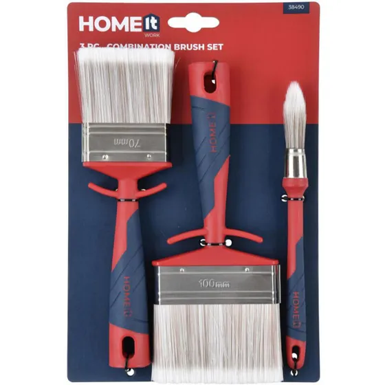 Home It penselsæt rund+flad Ø18/70/100 mm, 3 dele