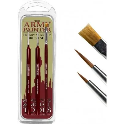 Army Painter AP-TL5044 Hobby Brush Starter - 3 pensler
