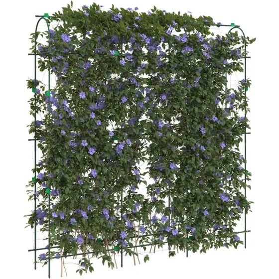 vidaXL espalier U-ramme til klatreplanter 181x31x182,5 cm stl