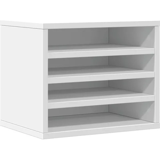 vidaXL dueslag til skrivebord 36x26x29,5 cm hvid