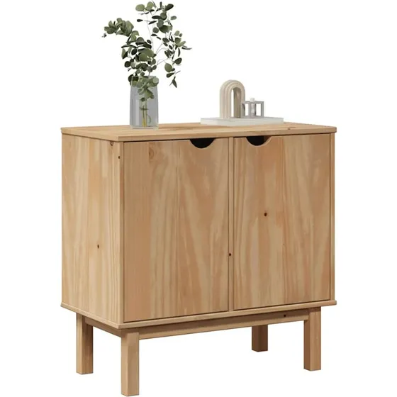 vidaXL entréskab OTTA 75x40x45 cm massivt fyrretræ