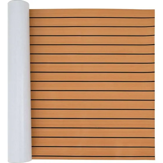 vidaXL Bådmåtte EVA brun/sort 240 x 90 x 0,5 cm