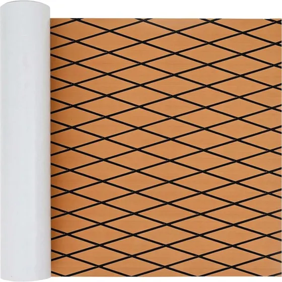 vidaXL Bådmåtte Harlekin brun/sort 190x70x0,5 cm EVA