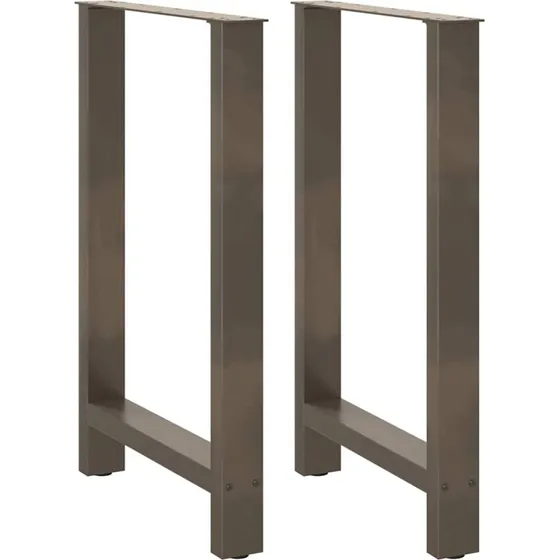 vidaXL Barbordsben 2 stk. naturstl 60x(9091) cm