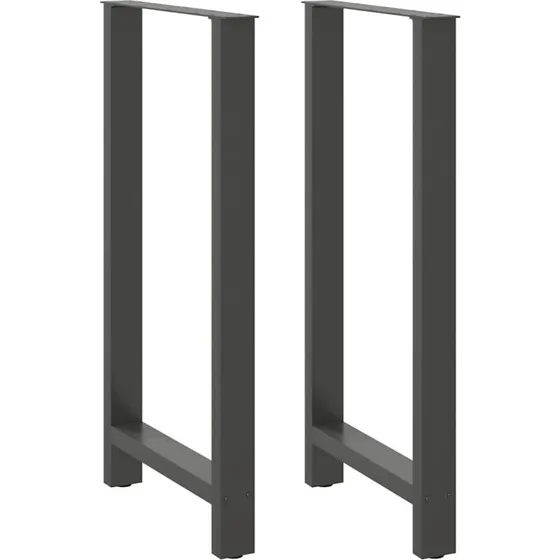 vidaXL barbordsben antracit 2 stk. 60x(110-111) cm stl