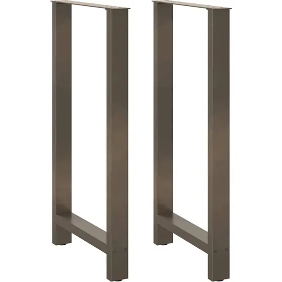 vidaXL barbordsben naturstl 60x(110-111) cm, 2 stk