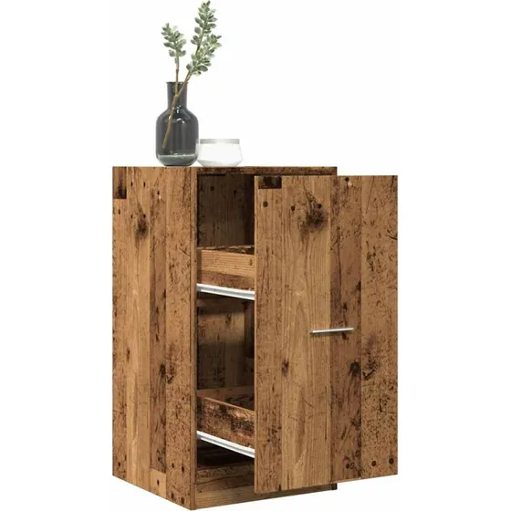 vidaXL apotekerskab 40x41x77,5 cm  gammelt tr-look