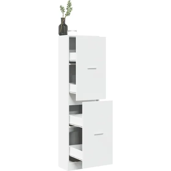 vidaXL apotekerskab 40x41x144,5 cm hvid