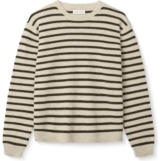 PLASIR Charlie strik - 50% baby alpaka/50% merino, stripe