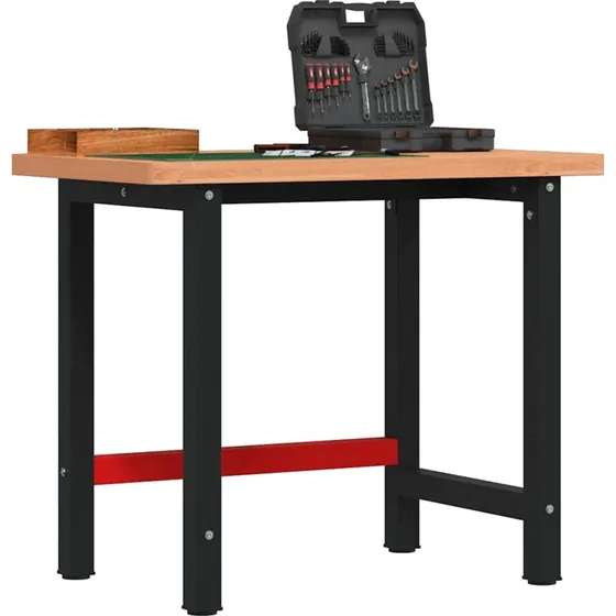 vidaXL arbejdsbnk 100x60x83 cm massiv bgetr