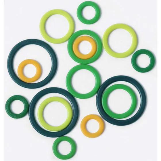 KnitPro Maskemarkører Runde plast, 16 stk, assorterede farver