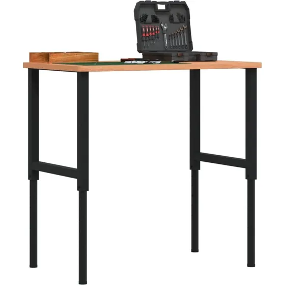 vidaXL Arbejdsbnk 100x60 cm bgetr, hjde 71,598 cm