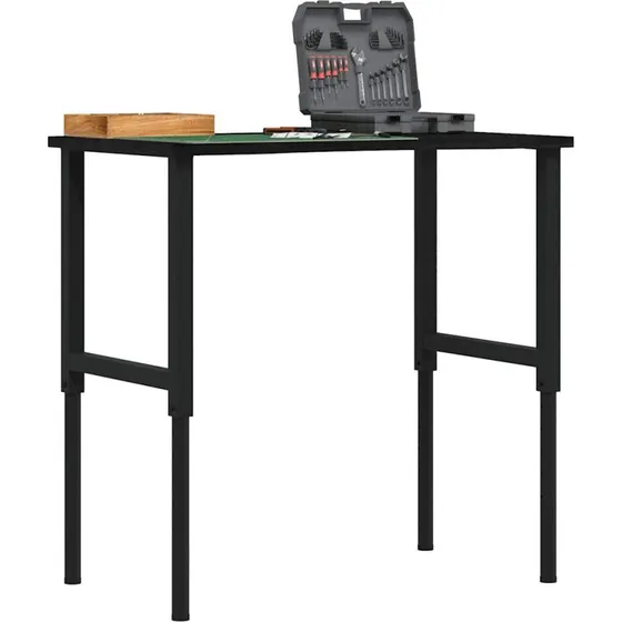 vidaXL Arbejdsbnk 100x60x(71,5-98) cm massivt egetr