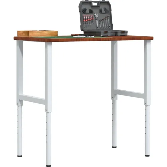vidaXL Arbejdsbnk 100x60 cm massivt egetr (71,598 cm)