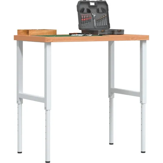 vidaXL arbejdsbnk 100x60 cm massivt bgetr (7399,5 cm)