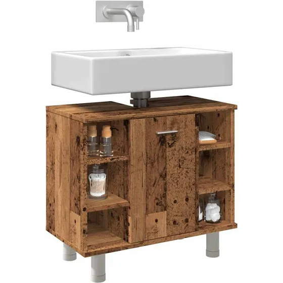 vidaXL badevrelsesskab 60x32x53,5 cm - gammelt tr