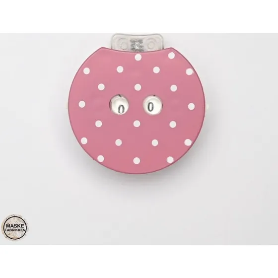 KnitPro Clicky omgangstæller 40 x 37,5 mm – lyserød/mint