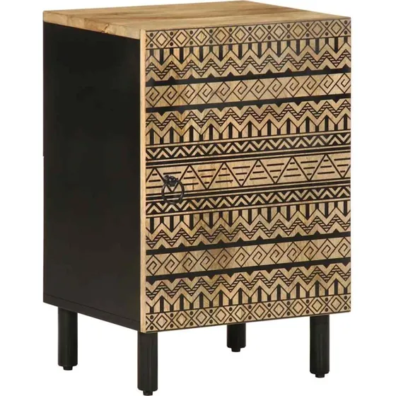 vidaXL badevrelsesskab i massivt mangotr 38x33,5x58 cm