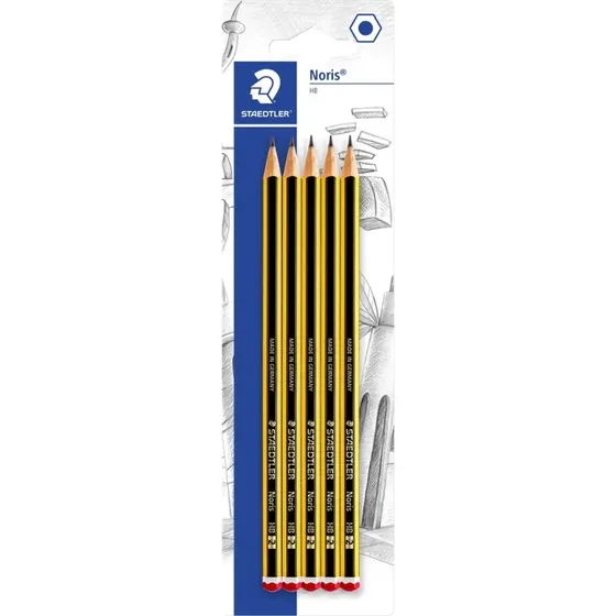 Staedtler Noris 120 HB blyant, 5-pak