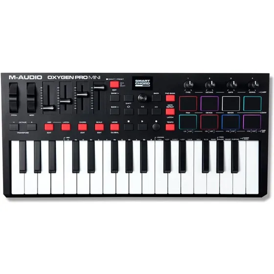 M-Audio Oxygen Pro Mini – 32-tangent USB MIDI-controller