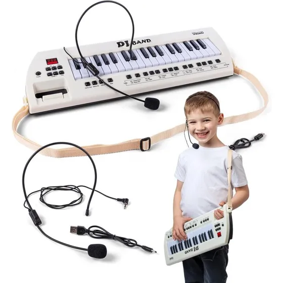 37-tangent keyboard 71142 med headset og strop