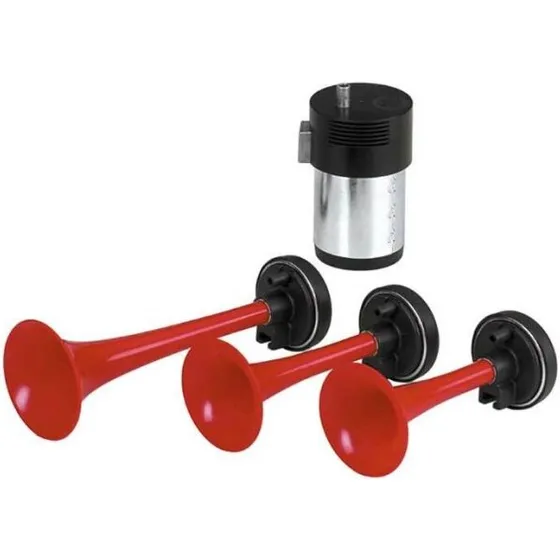Universal 3-tonet 12V kompressorhorn 117 dB