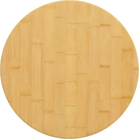 vidaXL bordplade Ø40x2,5 cm bambus