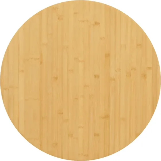vidaXL bordplade bambus Ø60x4 cm
