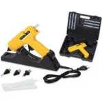 25W trådløs opladelig limpistol m. kuffert og 6 lim