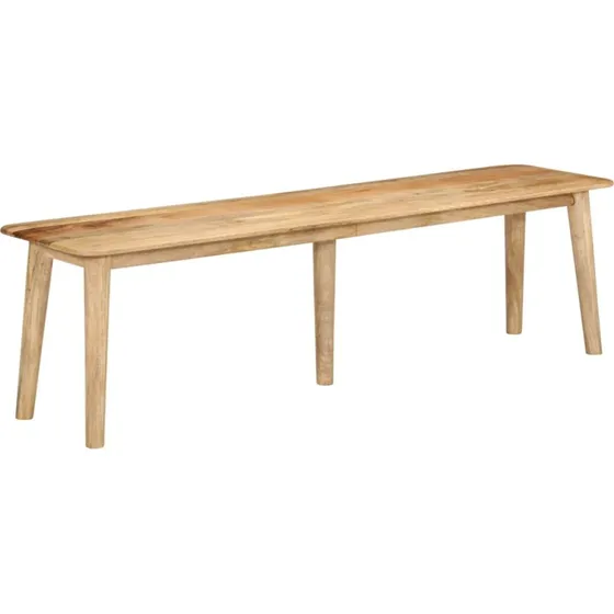vidaXL bnk 160x40x45 cm i massivt mangotr