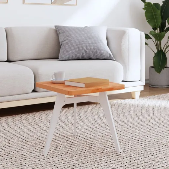 vidaXL bordplade i massivt bgetr 40x40x2,5 cm