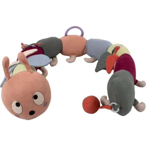 Filibabba Aktivitetsbamse Larven Lilli, 120 cm