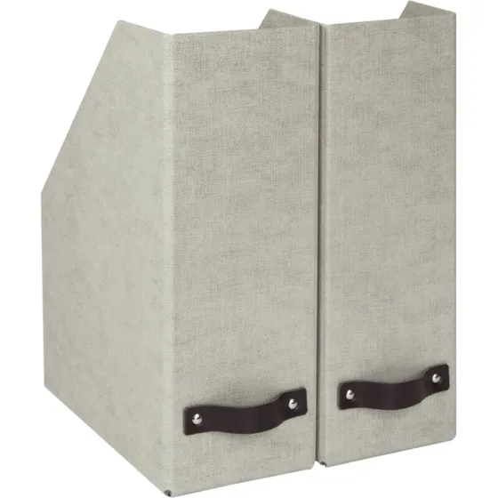 Bigso Box of Sweden William Linen magasinholder 2-pak